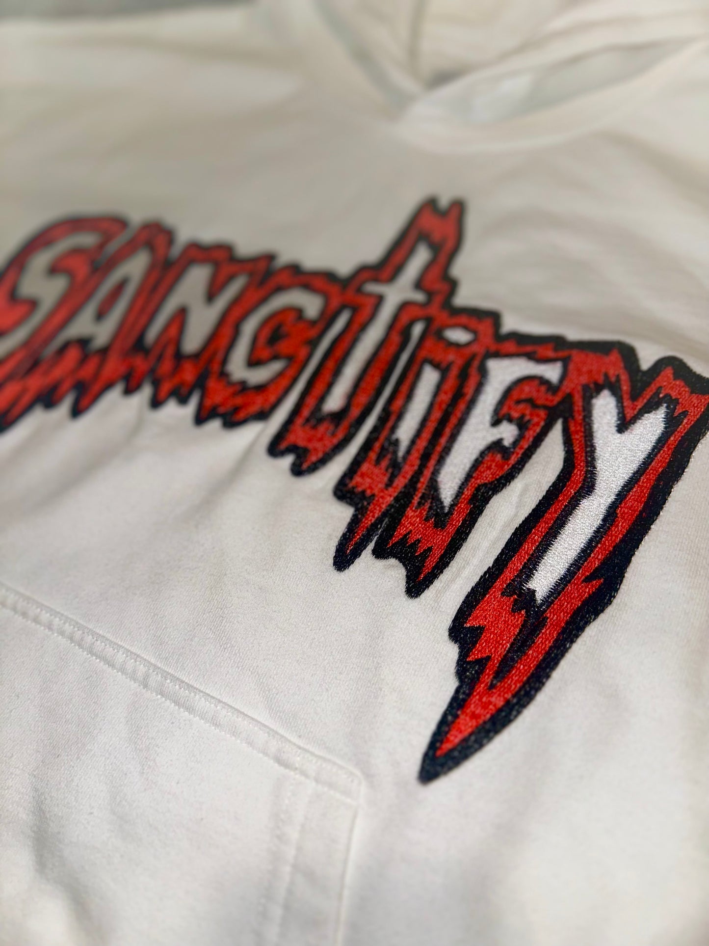 WHT "SANCTIFY" HOODIE