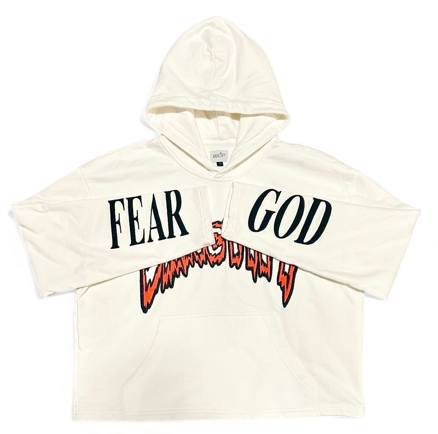 WHT "SANCTIFY" HOODIE