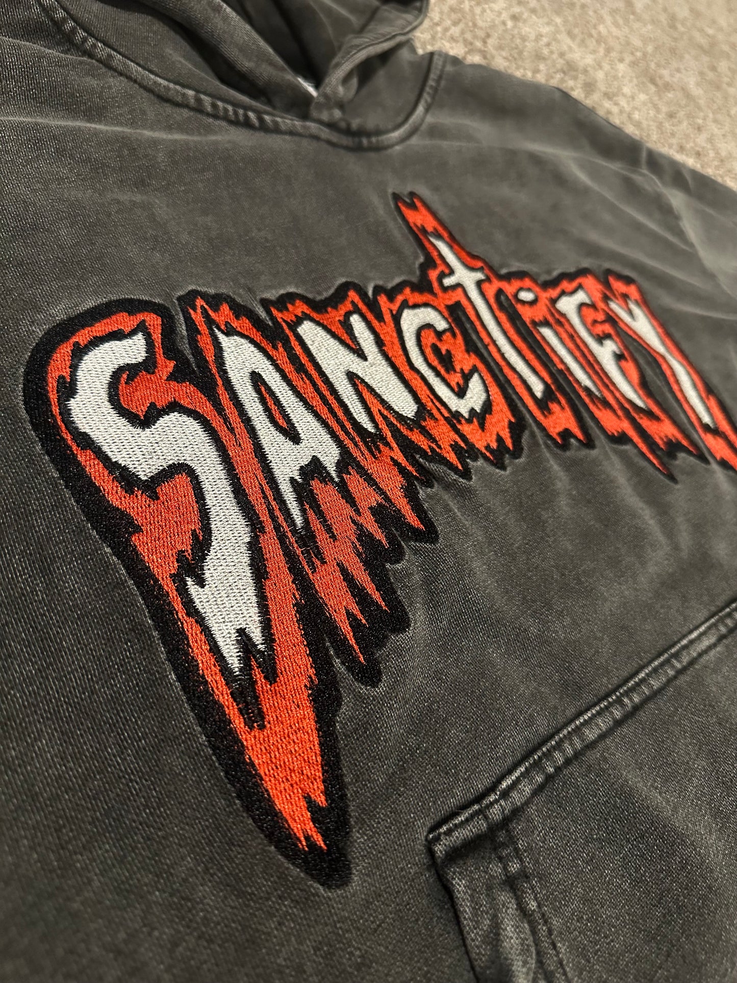 BLK "SANCTIFY" HOODIE