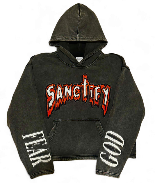 BLK "SANCTIFY" HOODIE